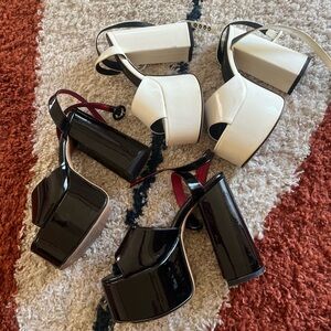 BLACK AND WHITE PLATFORMS